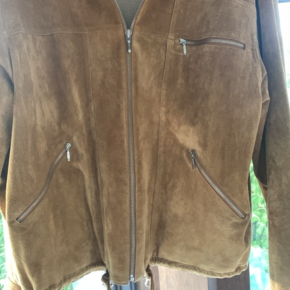 SOLD - Not For Sale
DANIER HOODED SUEDE BOMBER JACKET - Picture 2 of 9